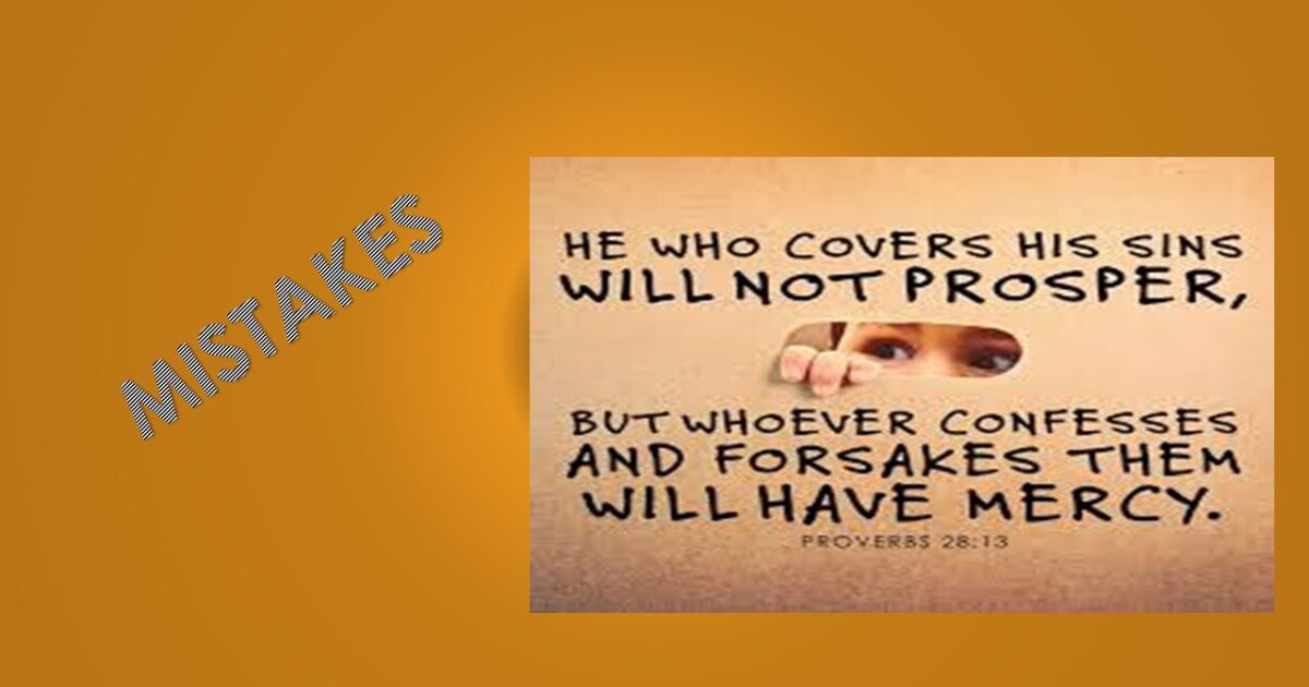 Partners In Hope | MISSING THE POINT ABOUT MISTAKES