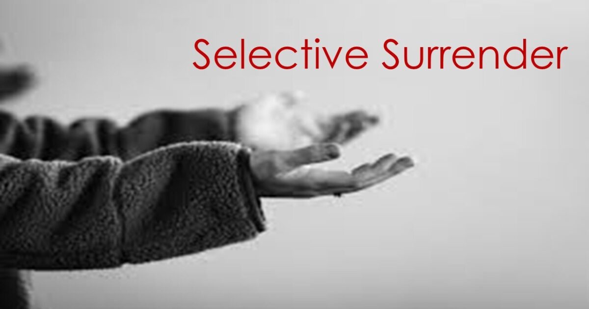 Waiving Surrender Partners In Hope | SELECTIVE SURRENDER
