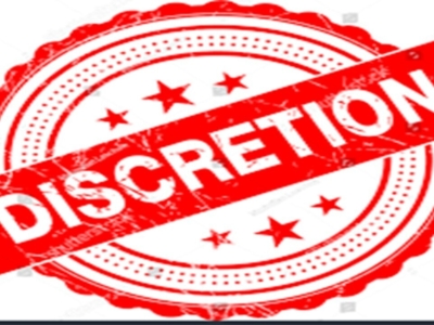 DISCRETION
