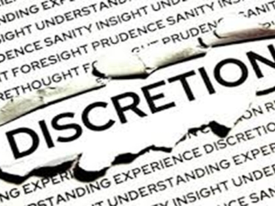 DISCRETION