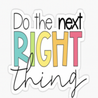 Next right thing